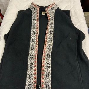LL Bean fleece vest